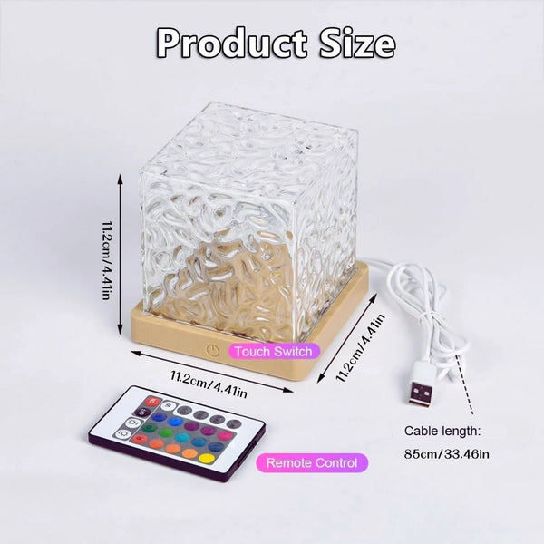 Colorful Water Ripple Table Lamp